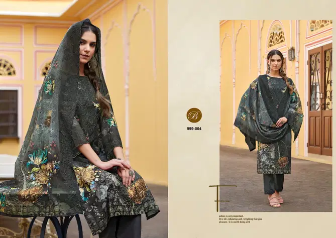 Nakkashi By Belliza Digital Printed Cotton Dress Material Wholesale Market In Surat
